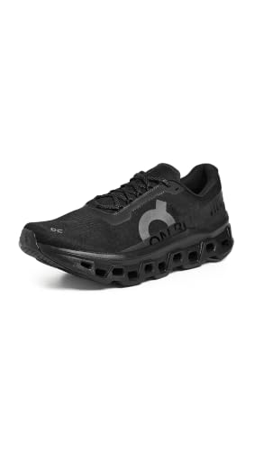 On Men's Cloudmonster 1 Sneakers, Black | Black, 11.5 Medium US