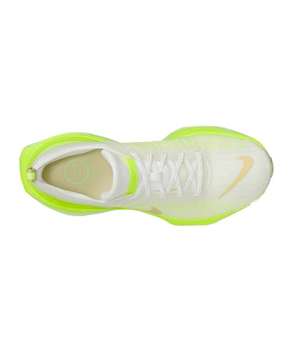 Nike Invincible 3 Men's Road Running Shoes (DR2615-104, White/Volt/Sail/Team Gold) Size 11.5