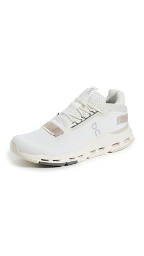 On Men's Cloudnova 2 Sneakers, Ice/Sand, 8 Medium US