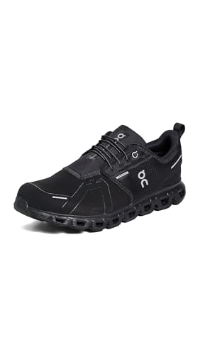 On Men's Cloud 6 WP Sneakers, Black/Black, 10 Medium US
