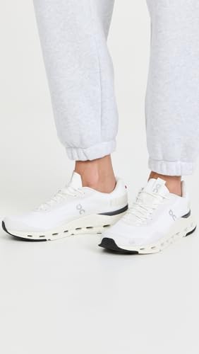 On Women's Cloudnova Form Sneakers, White | Eclipse, 8 Medium US