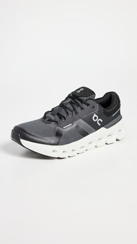 On Men's Cloudrunner 2 Sneakers, Eclipse | Black, 9.5 Medium US