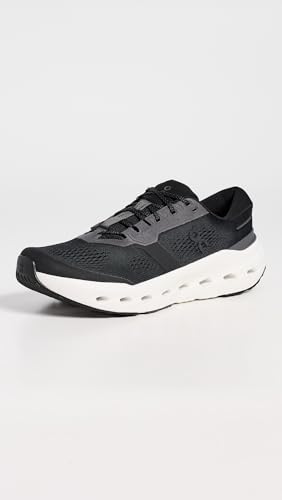 On Men's Cloudrunner 3 Sneakers, Black | Ivory, 9.5 Medium US