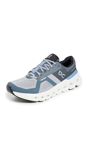 On Men's Cloudrunner 2 Sneakers, Alloy/Chambray, 12 Medium US
