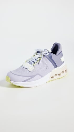 On Women's Cloudnova Flux Sneakers, Fade | Moon, Purple, 11 Medium US
