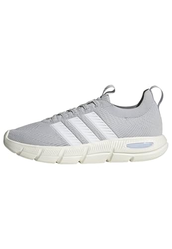 adidas Women's Cloudfoam Flex - Slounge, Solid Grey/White/Halo Blue, 8.5