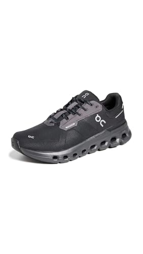 On Men's Cloudrunner 2 Waterproof Sneakers, Magnet | Black, 8 Medium US