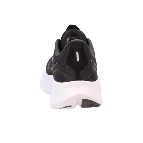 Saucony Men's Ride 15 Sneaker, Black/White, 12