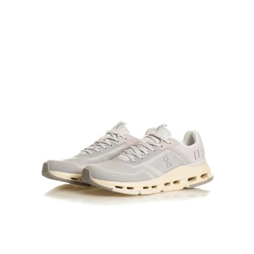 On Women's Cloudnova Form 2 TT Running Shoes Sneakers (Wolf - Cream, US Footwear Size System, Adult, Women, Numeric, Medium, 6.5)