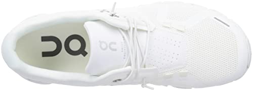 On Men's Cloud 5 Sneakers, All White, 10.5