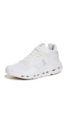 On Women's Cloudnova 2 Sneakers, All White, 9.5 Medium US