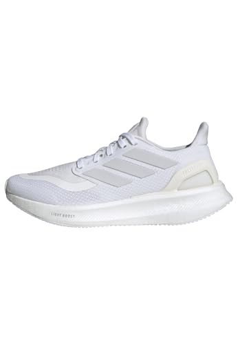 Adidas Women's Pureboost 5, White/White/White, 9.5