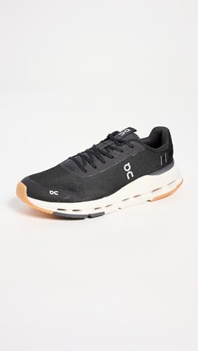 On Men's Cloudnova Form 2 Sneakers, Black | Ivory, 11 Medium US