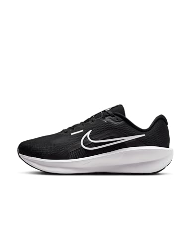 Nike Men's Downshifter 13 Road Running Shoes, Black/White-Dark Smoke Grey, 10 Extra Wide
