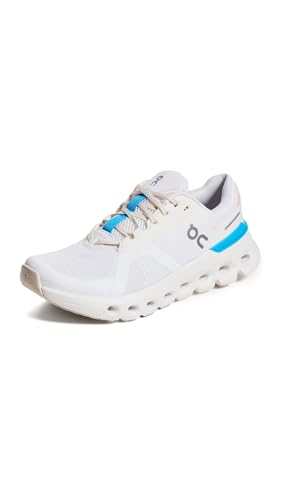 On Women's Cloudrunner 2 Sneakers, White/Horizon, 9.5 Medium US