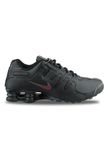 Nike Men's Shox NZ Running Shoe Black/Vrsty Red/White/Anthrct - 10.5 D(M) US