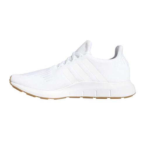Adidas Originals Men's Swift Run Shoe, White/White/Gum, 7.5
