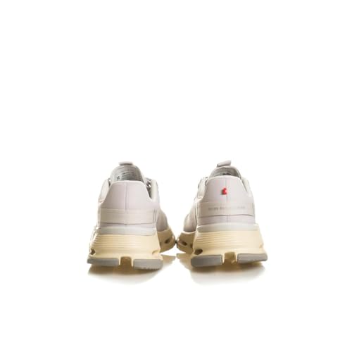 On Women's Cloudnova Form 2 TT Running Shoes Sneakers (Wolf - Cream, US Footwear Size System, Adult, Women, Numeric, Medium, 6.5)
