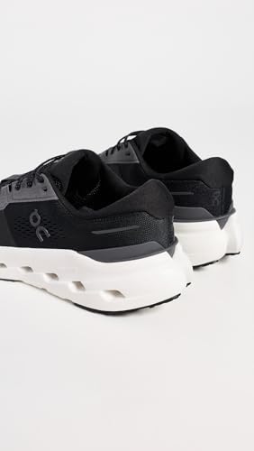 On Men's Cloudrunner 3 Sneakers, Black | Ivory, 11 Medium US