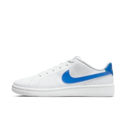 Nike Nike Court Royale 2 Next Nature Mens Sneaker, White/LT Photo Blue, 9 US