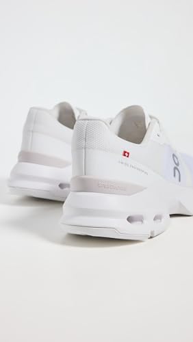 On Women's Cloudpulse Sneakers, White/Frost, 9 Medium US