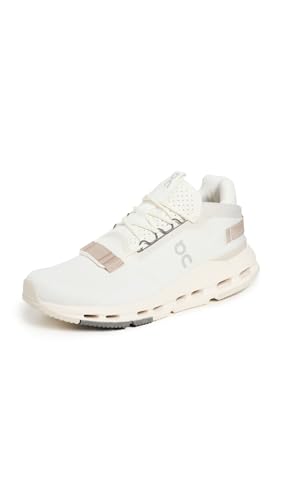 On Women's Cloudnova 2 Sneakers, Ice/Sand, 6 Medium US