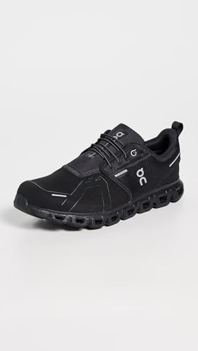 On Men's Cloud 6 WP Sneakers, Black/Black, 10 Medium US