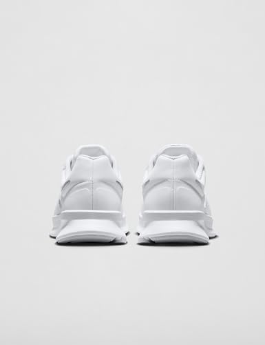 Nike Women's Run Swift 3 Road Running Shoes, White/Metallic Silver-Pure Platinum, 9