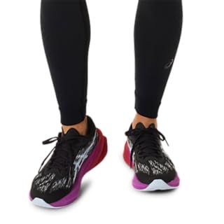 ASICS Women's NOVABLAST 3 Running Shoes, 7, Black/Soft Sky