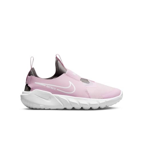 Nike Toddlers Unisex-Child Flex Runner 2 Running Shoes, Pink Foam White Flat Pewter Photo Blue, Size 7 Toddler