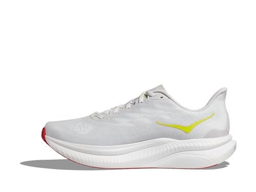 Hoka Men's Mach 6 White/Nimbus Cloud 13 Medium
