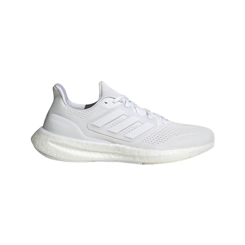 adidas Mens Pureboost 23 Running Sneakers Shoes - White - Size 10.5 M