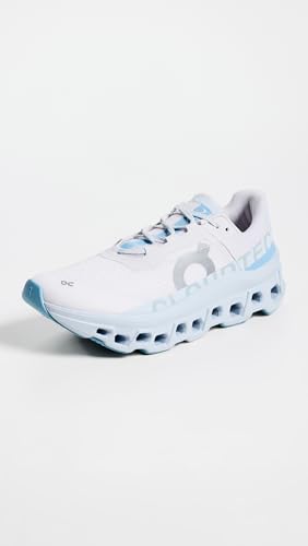 On Women's Cloudmonster 1 Sneakers, Frost/Wash, 8.5 Medium US