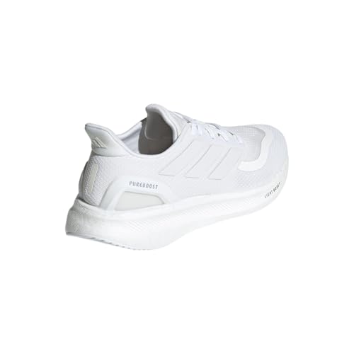 Adidas Men's Pureboost 5 Running, White/White/White, 8.5