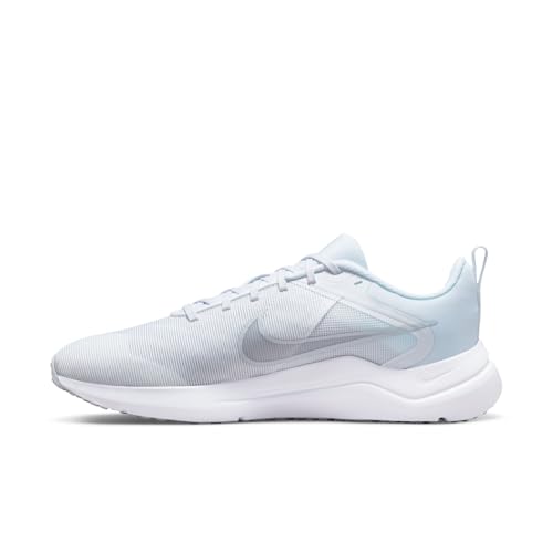 Nike Men's Downshifter 12 Running Shoe, White Pure Platinum White, 10.5 US