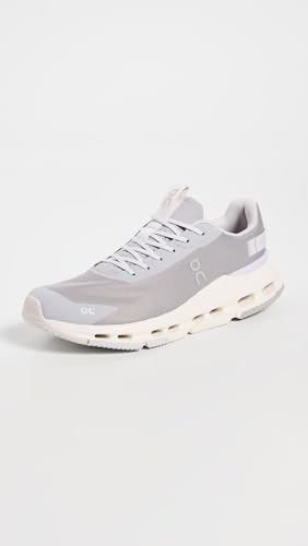 On Women's Cloudnova Form 2 Sneakers, Fog/Lavender, 9.5 Medium US