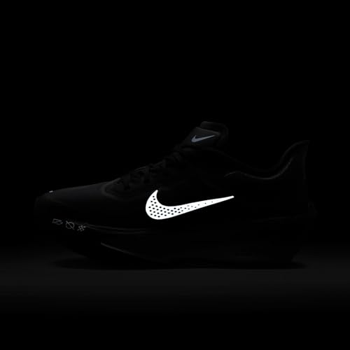 Nike Women's Zoom Fly 6 Road Running Shoes, Black White Lt Smoke Grey, 6.5