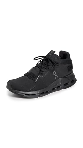 On Men's Cloudnova 2 Sneakers, All Black, 9 Medium US