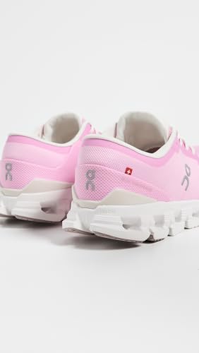 On Women's Cloud X 4 Sneakers, Petal/Sand, 8.5 Medium US