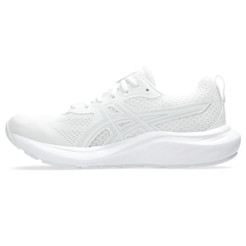 ASICS Women's Gel-Contend 9 Running Shoes, 10, White/Glacier Grey