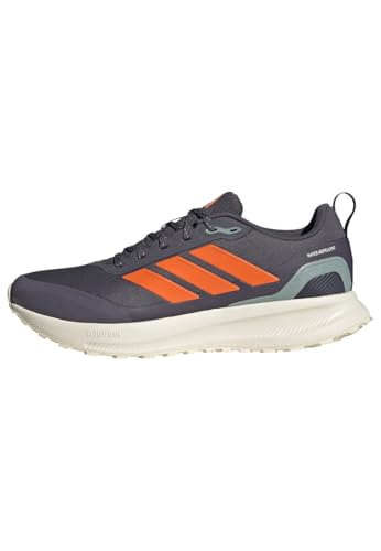 Adidas Men's Run Falcon 5 Trail, Aurora Onix/Pure Orange/Black, 10.5