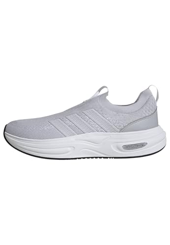 adidas Men's Cloudfoam Cuxxion - Sock, Solid Grey/Dash Grey/White, 13