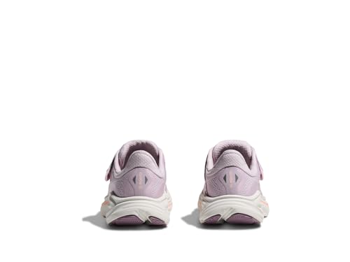 Hoka, Unisex Kid's, Clifton 10 (Little Kid), Lilac Cream/Tangerine Glow, 12, Medium - alternate view 6