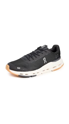 On Men's Cloudnova Form 2 Sneakers, Black | Ivory, 11 Medium US