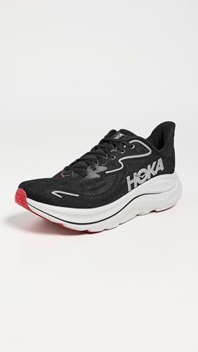 Hoka Men's Clifton 10 Black/Silver 11.5 Medium