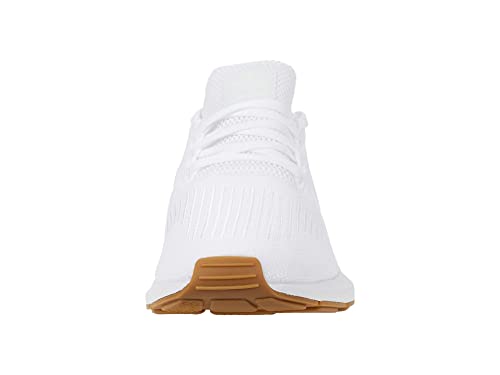 adidas Originals Men's Swift Run Shoe, White/White/Gum, 9.5
