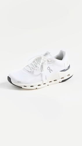 On Women's Cloudnova Form Sneakers, White | Eclipse, 8 Medium US