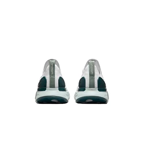 Nike React Phantom Run FK 2 Womens Shoes, Platinum Tint/Dark Teal Green/Jade Smoke/Light Silver, 9 M US