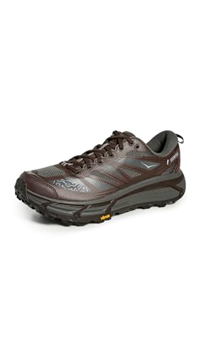HOKA Men's Mafate Speed 2 Sneakers, Asphalt Grey/Walnut, 7.5 Medium US - product image