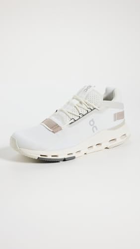 On Men's Cloudnova 2 Sneakers, Ice/Sand, 8 Medium US